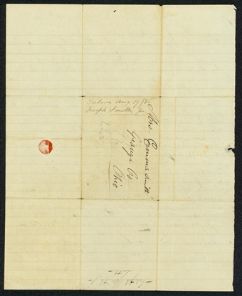 Letter to Emma Smith, 19 August 1836, Page 0