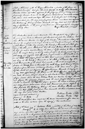 Deed from William and Caroline Weeks, 26 April 1842, Page 13