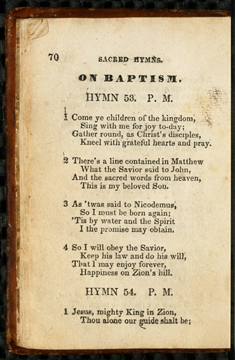 Collection Of Sacred Hymns 1835 Page 70 - 